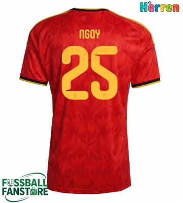 Belgien Nathan Ngoy #25 Replik Heimtrikot WM 2026 Kurzarm